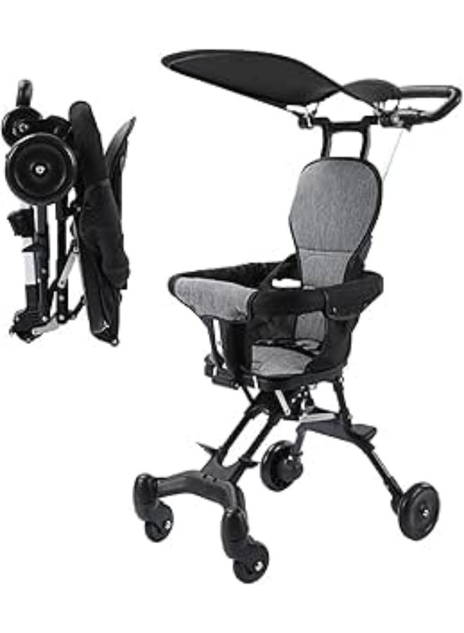 Lightweight Travel Stroller, Baby Travel Stroller, Automatically Foldable Baby Stroller with Adjustable Multi-Position Seat and Canopy