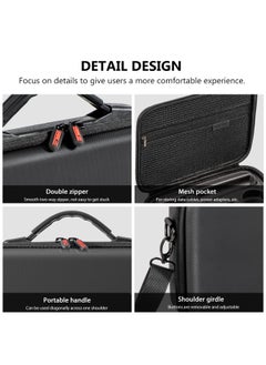 KASTWAVE Carrying Case for Osmo Action 3, for DJI Osmo Action 3/Action 4 Camera Accessories Hard Shell Bag Travel Case Compatible with DJI Action 3/Action 4 Adventure Combo  - Image 3