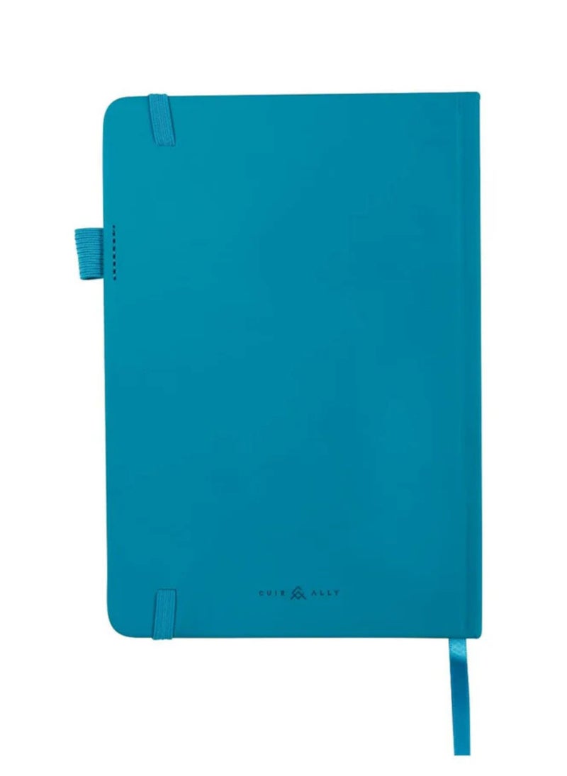 CUIR ALLY - Cuir Ally Dexter Smart Erasable & Reusable Notebook (Teal), For Goals & Time Management, Includes Pen - Image 1