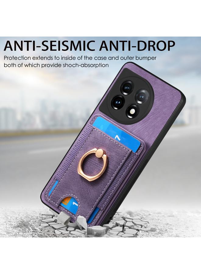 S-TOP Case For OnePlus 11 Retro Splitable Magnetic Card Bag Leather Phone Case - Image 5