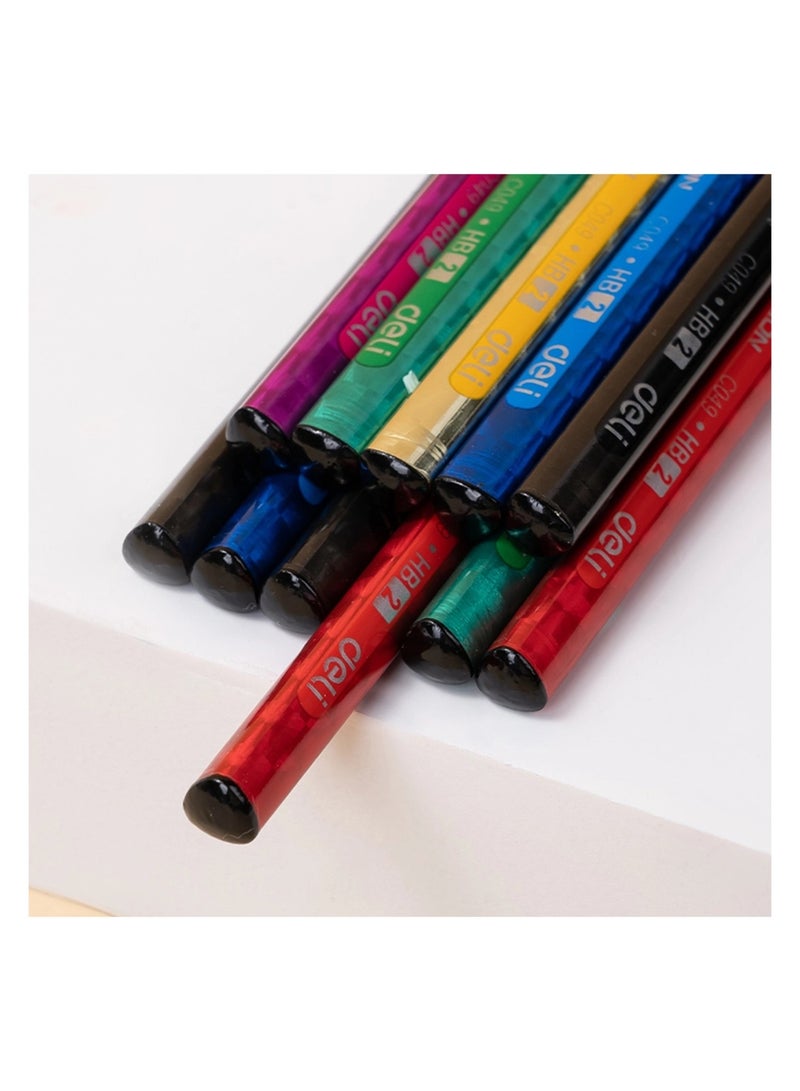 Deli 48 قطعة من أقلام الرصاص الجرافيت HB بدون خشب من إنوفيشن - Image 2