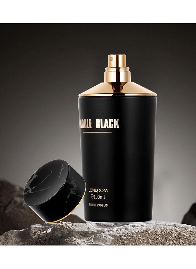 LONKOOM - LONKOOM Noble Black EDT For Men 100ml - Image 1