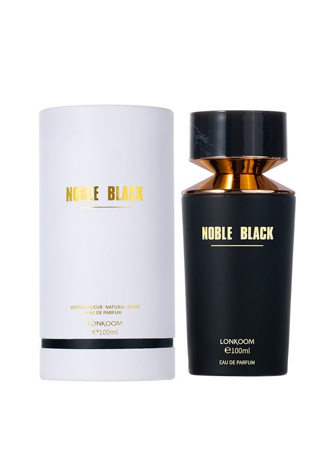 LONKOOM - LONKOOM Noble Black EDT For Men 100ml - Image 1