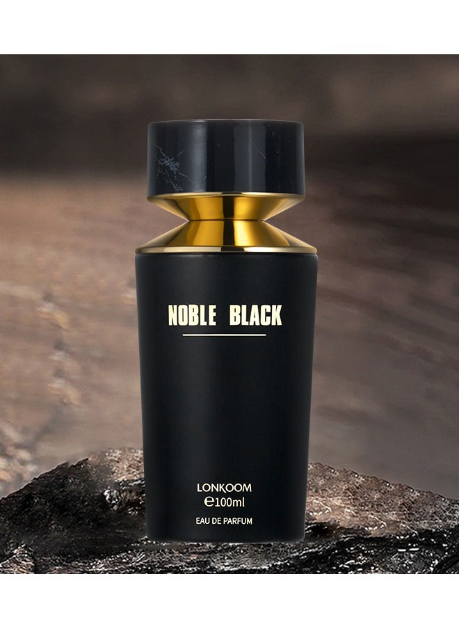 LONKOOM - LONKOOM Noble Black EDT For Men 100ml - Image 1