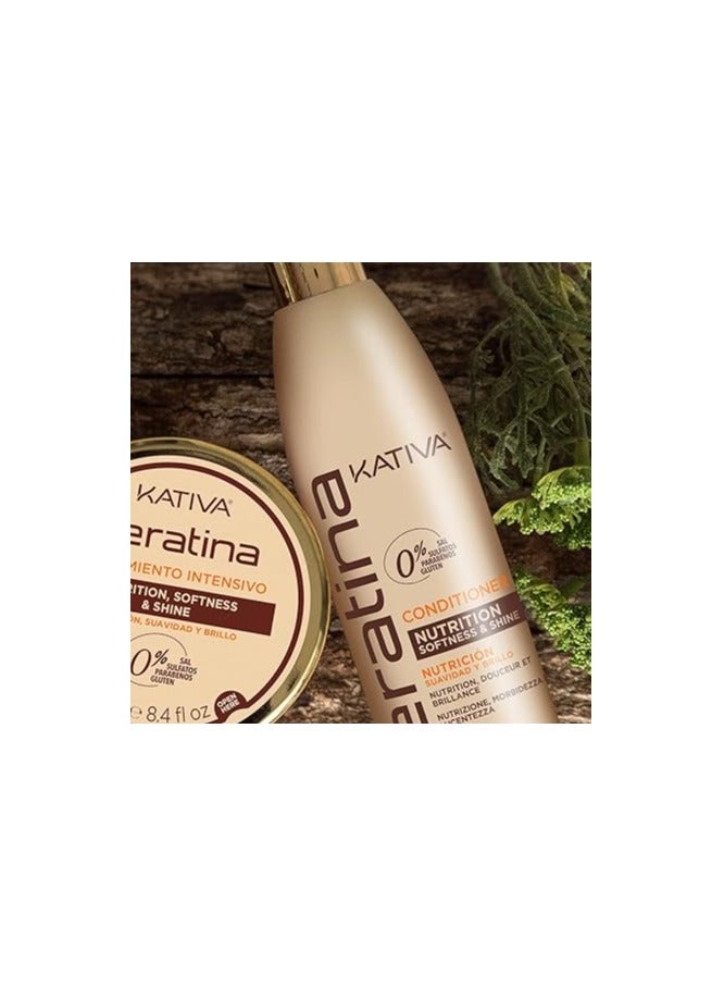 كاتيفا بلسم كاتيفا كيراتينا للتغذية والنعومة واللمعان 355 مل - Image 4