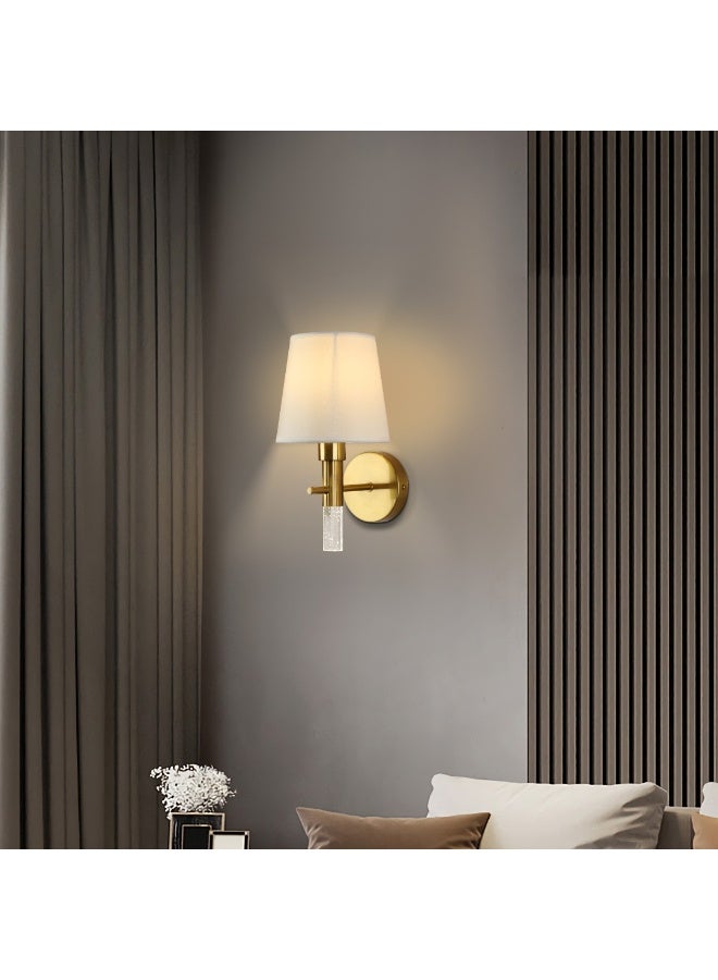 هامر إضاءة برايت نيست جدارية مفرد مودرن طربوش ذهبي مع شمسي E14 - Image 1