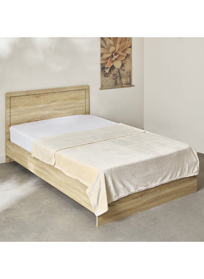 Home Box Nova Solid Flannel Twin Blanket 200 x 140 cm  - Image 1