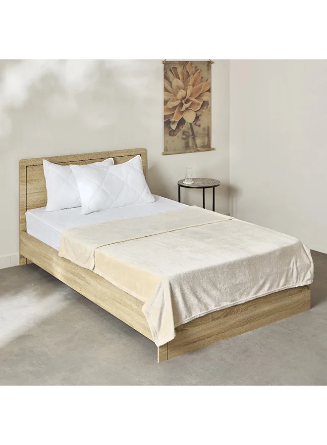 Home Box Nova Solid Flannel Twin Blanket 200 x 140 cm
