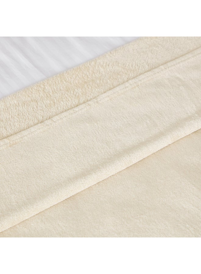 Home Box Nova Solid Flannel Twin Blanket 200 x 140 cm  - Image 3
