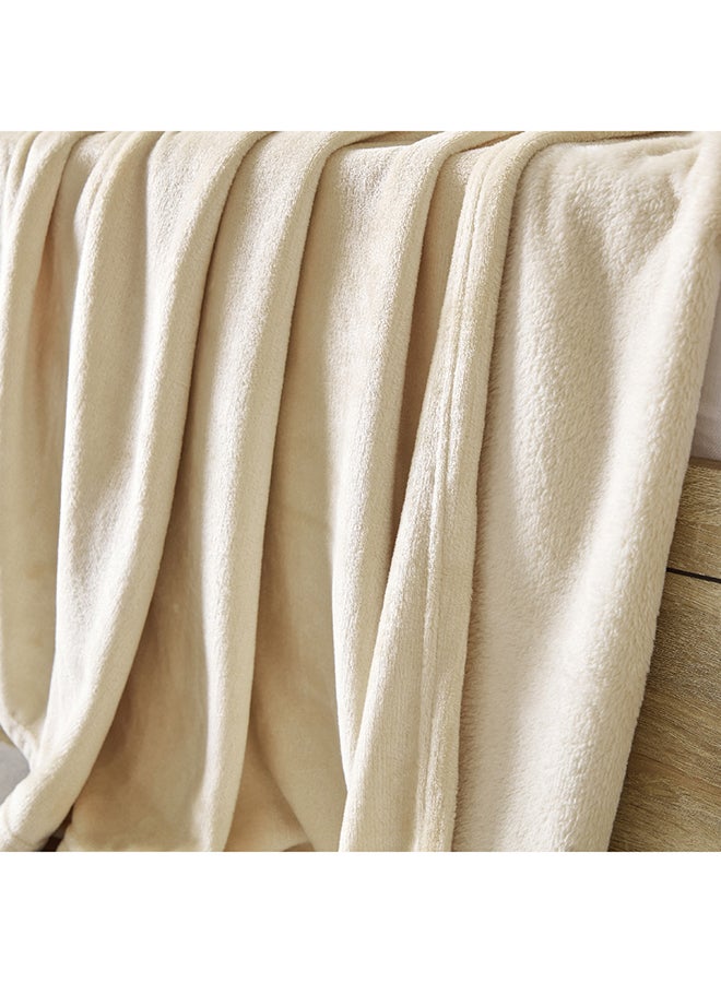 Home Box Nova Solid Flannel Twin Blanket 200 x 140 cm  - Image 5