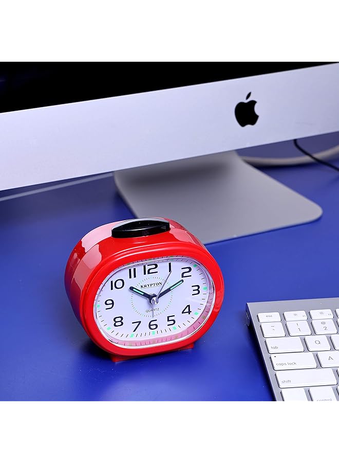كريبتون Knwc6118 ساعة منبه تناظرية جرسية عالية الصوت لديكور المنزل والمكتب - Image 5