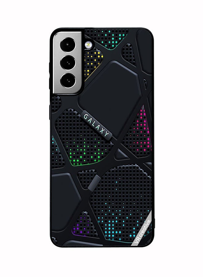 VR CREATIVE Protective Case Cover For Samsung Galaxy S21 FE 5G Galaxy Design Multicolour - Image 1