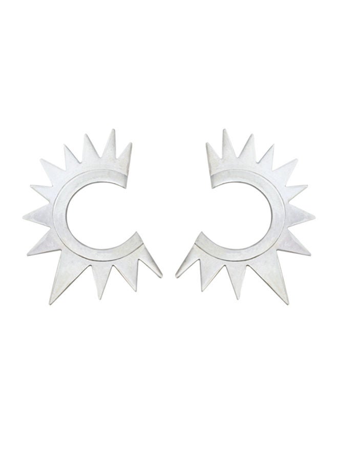 Indira Jewelry Haya Mini Silver Earrings