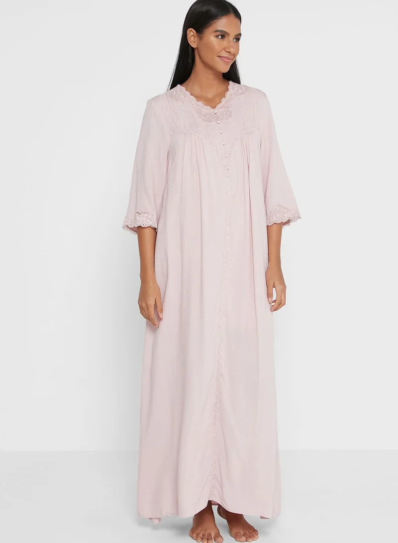 KASHKHA Dobby Rayon Night Dress