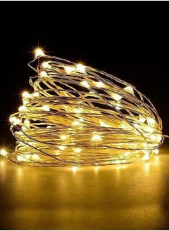 Beauenty LED String Lights for Bedroom, Waterproof 200 Yellow LED Fairy Lights, String Lights for Indoor Outdoor Use, Fairy String Lights 8 Modes, String LED Lights for Event Lighting and Decor  - Image 2
