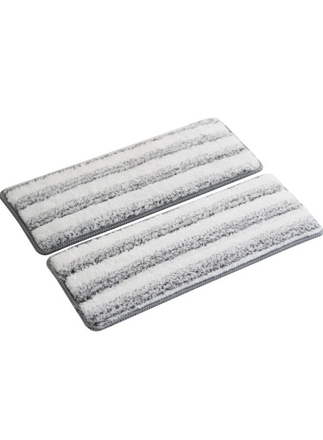 Pieces of 4 Water Spray Mop Sweeper Cloth Head Replacement Pad Grey - Image 1