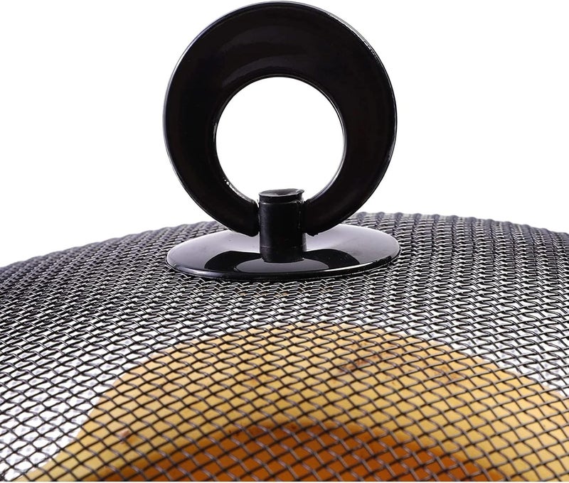 Juvale Black Mesh Fruit Baskets with Lids for Fruits Restaurant Kitchen Produce Containers 10 Inch 2 Pack - Image 5