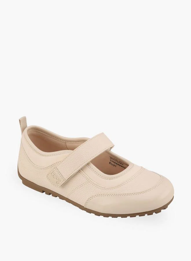 Lee Cooper Girls Hook & Loop Mary Jane School Sneakers