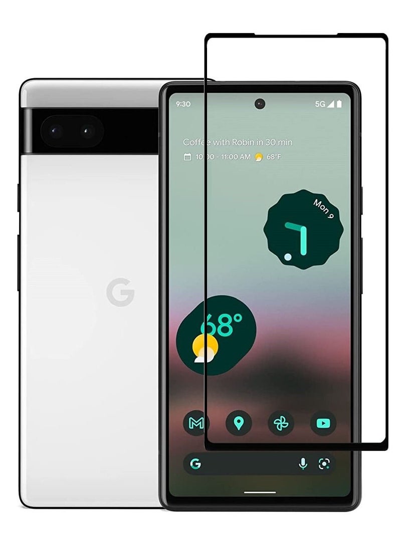 CATANES 2Pack Google Pixel 6a Screen Protector Crystal Clear 9H Tempered Glass Scratch Resistant Full Coverage Film 6.1 inch Compatible with Pixel 6a 2022 Release - Image 2