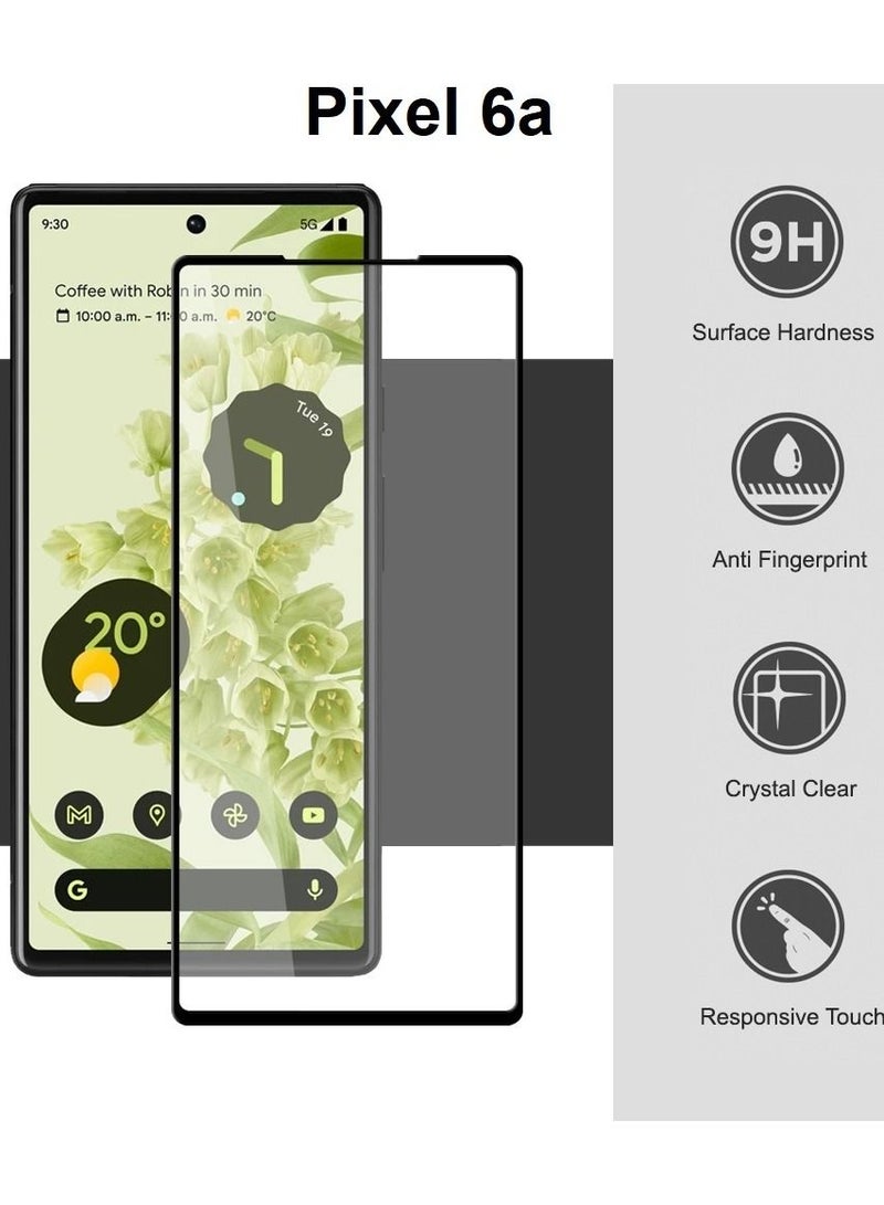 CATANES 2Pack Google Pixel 6a Screen Protector Crystal Clear 9H Tempered Glass Scratch Resistant Full Coverage Film 6.1 inch Compatible with Pixel 6a 2022 Release - Image 4