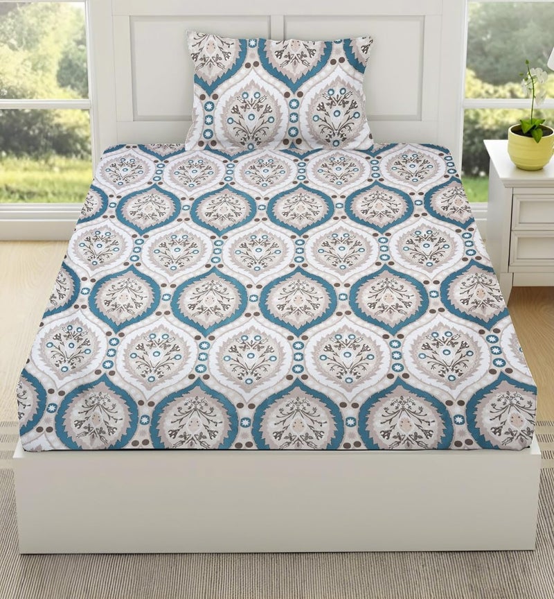 RRC Super Soft Brushed Microfiber Cotton Single Bedsheet with 1 Pillow Cover,Bedsheet 60X90(Inches) Pillow Cover 17X27(Inches) Bedsheet for Single Bed - Image 5