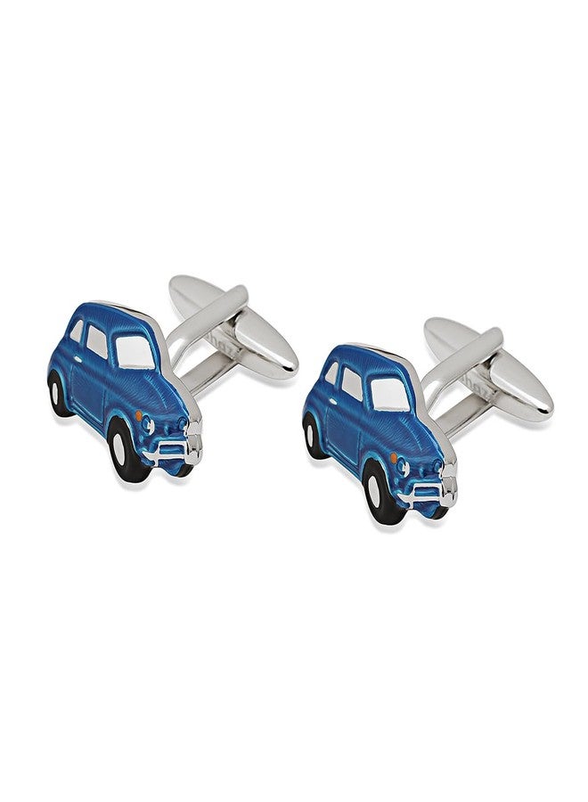 Shaze Route 66 Blue Cufflinks - Image 1