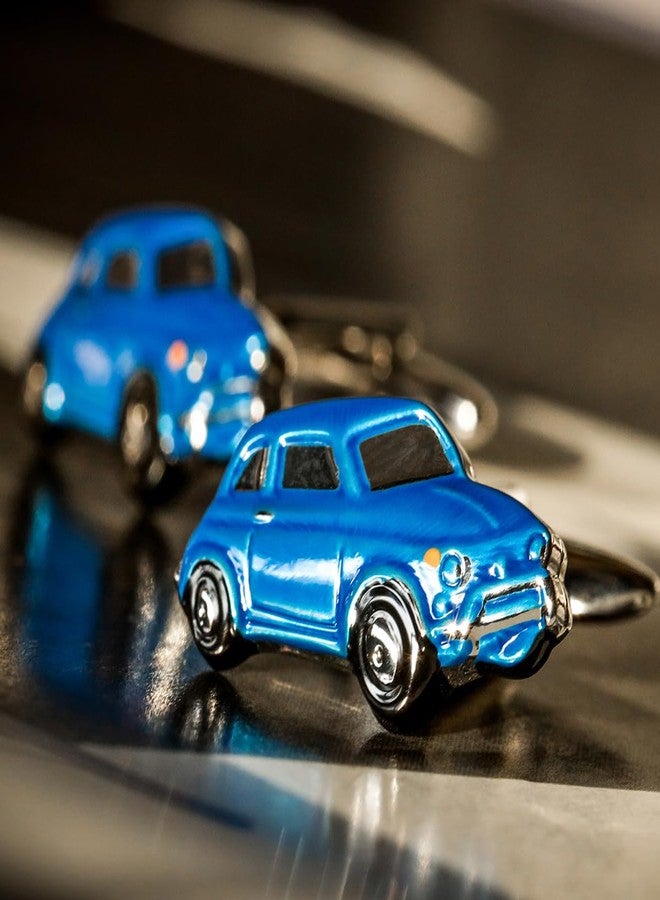 Shaze Route 66 Blue Cufflinks - Image 2