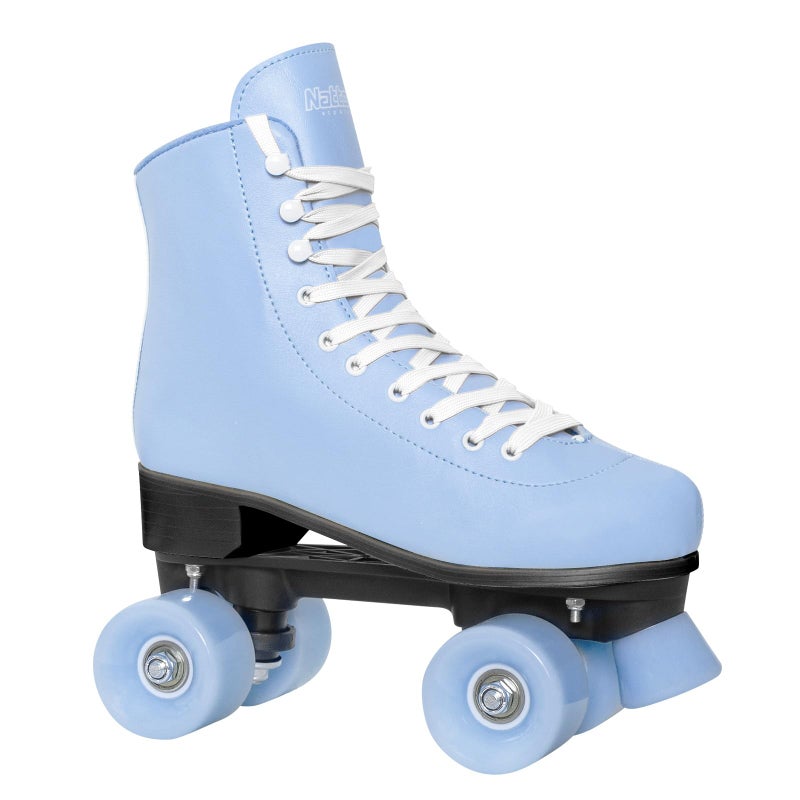 Nattork Roller Skates for Women Outdoor Indoor Four-Wheel Fun Fashionable Roller Skates for Men Girls Boys Blue - Image 1