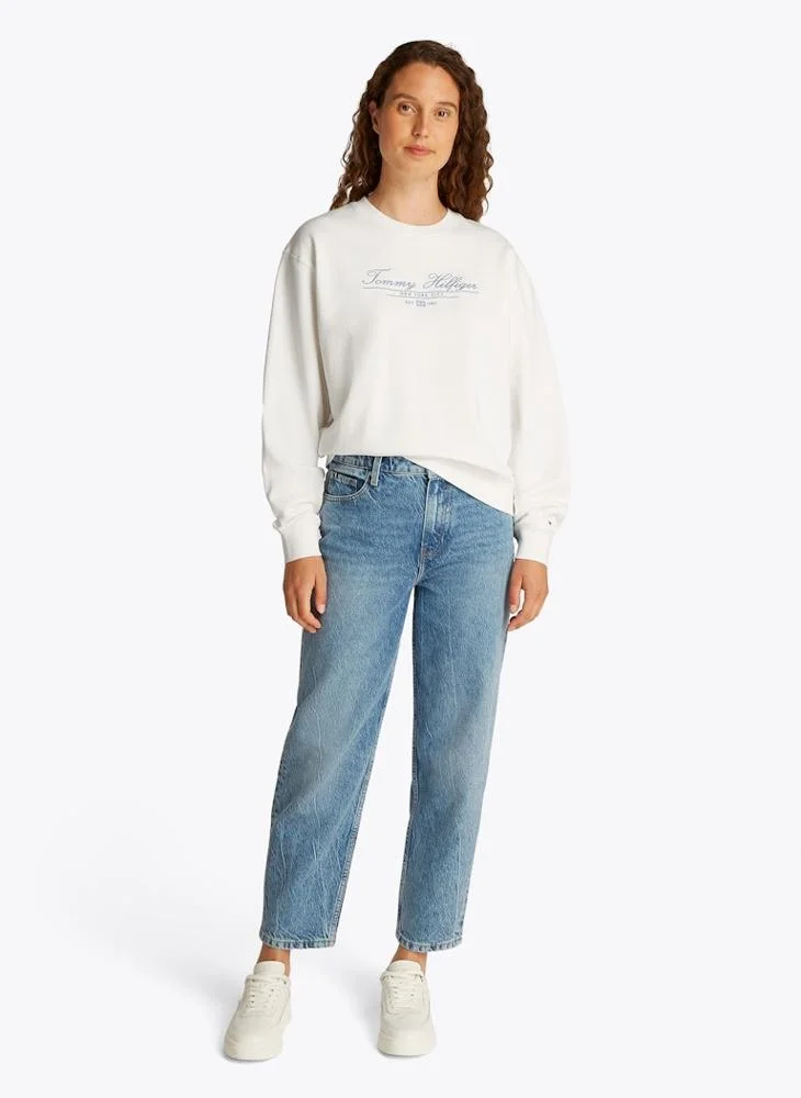 TOMMY HILFIGER Graphic Crew Neck Sweatshirt