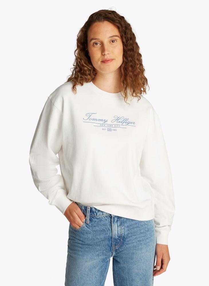 TOMMY HILFIGER Graphic Crew Neck Sweatshirt  - Image 1
