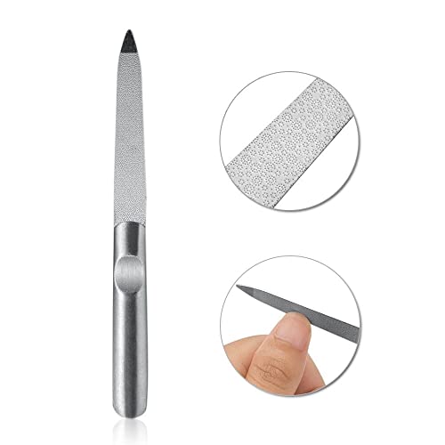 Sweetpea�.Fx Stainless Steel Professional Nail File Double Sides Great for Thick Nails set of 2 - Image 5