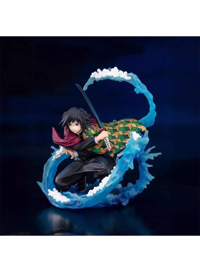 general Demon Slayer desktop decoration Tomioka Giyu character model collection Decoration Toys gifts for family and friends - Image 1
