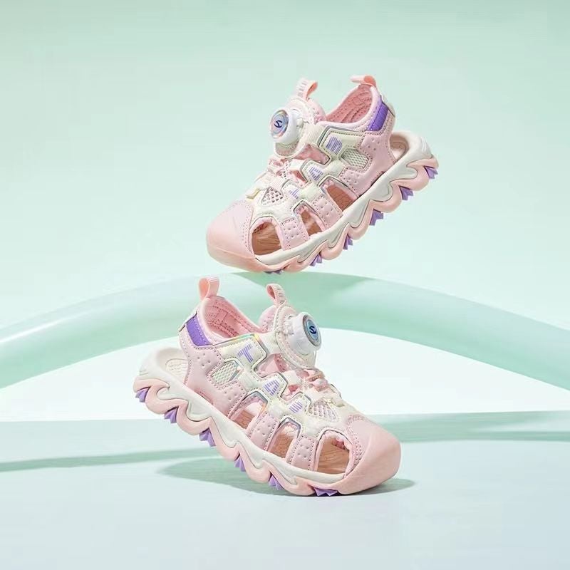 Habixiong Children'S Shoes 2023 Summer Boys' Toe Sandals Girls' Outdoor Beach Shoes Lightweight Korean Sports Sandals - Image 3
