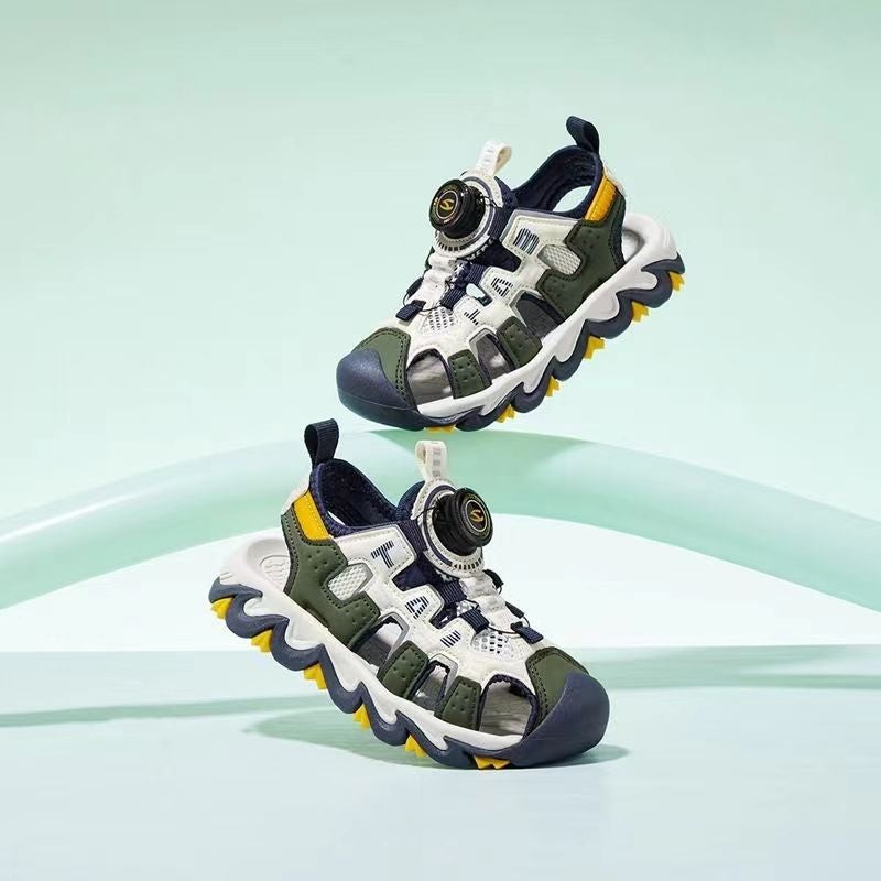 Habixiong Children'S Shoes 2023 Summer Boys' Toe Sandals Girls' Outdoor Beach Shoes Lightweight Korean Sports Sandals - Image 5
