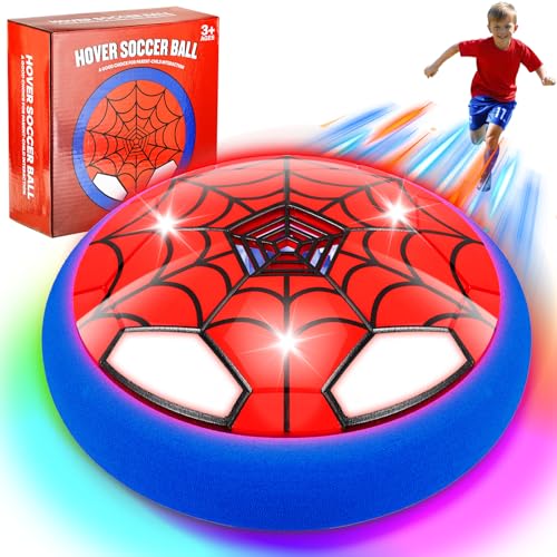 POPSVON LightUp Hover Soccer Ball Toy for KidsBirthday Gifts for Boys Age 4 5 6 7 8 9 10 11 12 Year OldCool Stuff Party Game Gift for Boy 68 812 Floating Soccer Toys Gift for 8 Year Old - Image 1