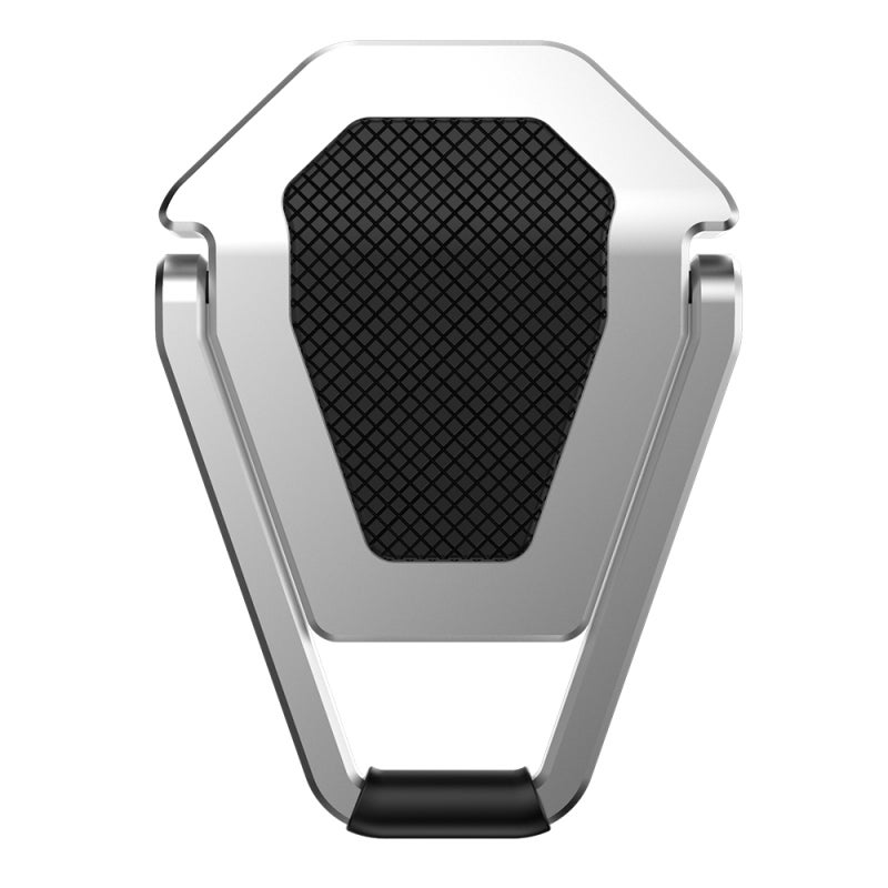 Shield Laptop Stands Invisible Portable Lightweight Stands Adhesive Foldable Notebook Stands Stable Triangle Structure, Silver - Image 1