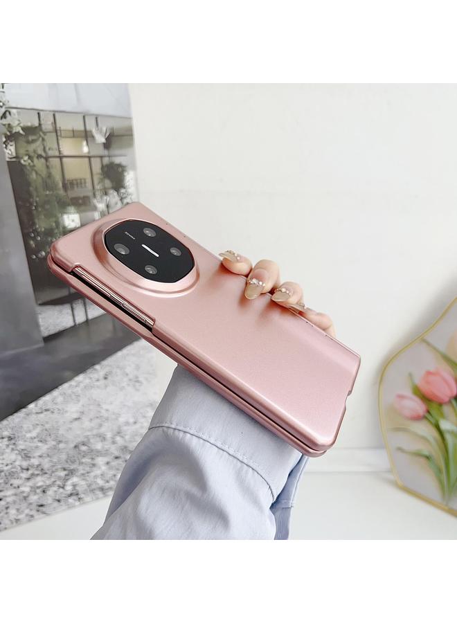 اس-توب جراب لهاتف Huawei Mate X5 مزود بمحور زنبركي مدمج وملمس جلدي - Image 3