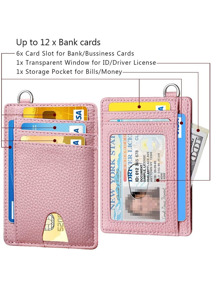 Slim Credit Card Holder, Front Pocket Wallets, RFID Blocking, Minimalist Wallet  - Image 2