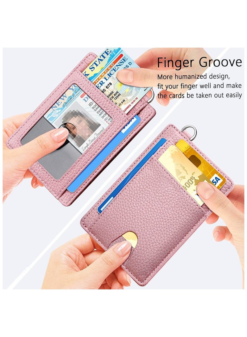 Slim Credit Card Holder, Front Pocket Wallets, RFID Blocking, Minimalist Wallet  - Image 5