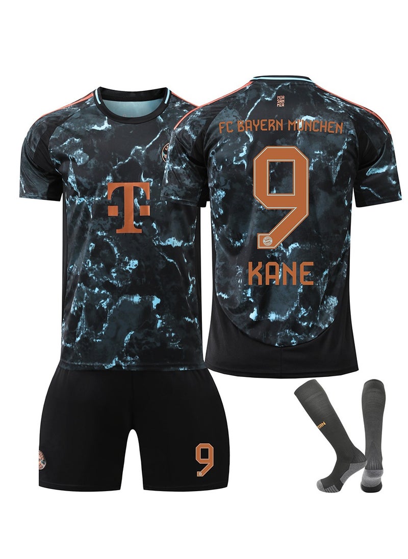 Generic Bayern 24-25 Away Football Kits KANE #9 Fans Football Jersey/Shorts Socks Gift Set Youth Sizes and Adult  - Image 1