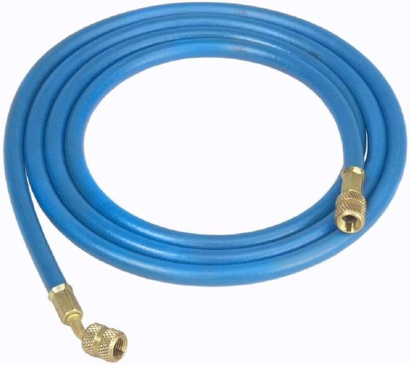 Robinair 32096 1/4" Premium Refrigerant Charging Hose - 96" Long, Blue, Standard Fittings