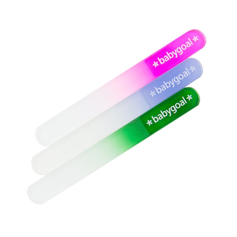 babygoal Newborn Baby Nail File 3 Pack with a Pouch, Emery Board Glass Crystal for Newborns, Toddlers, Infant, Babies & Young Children - Gift for Babies, New Moms 3NF03 - Image 3