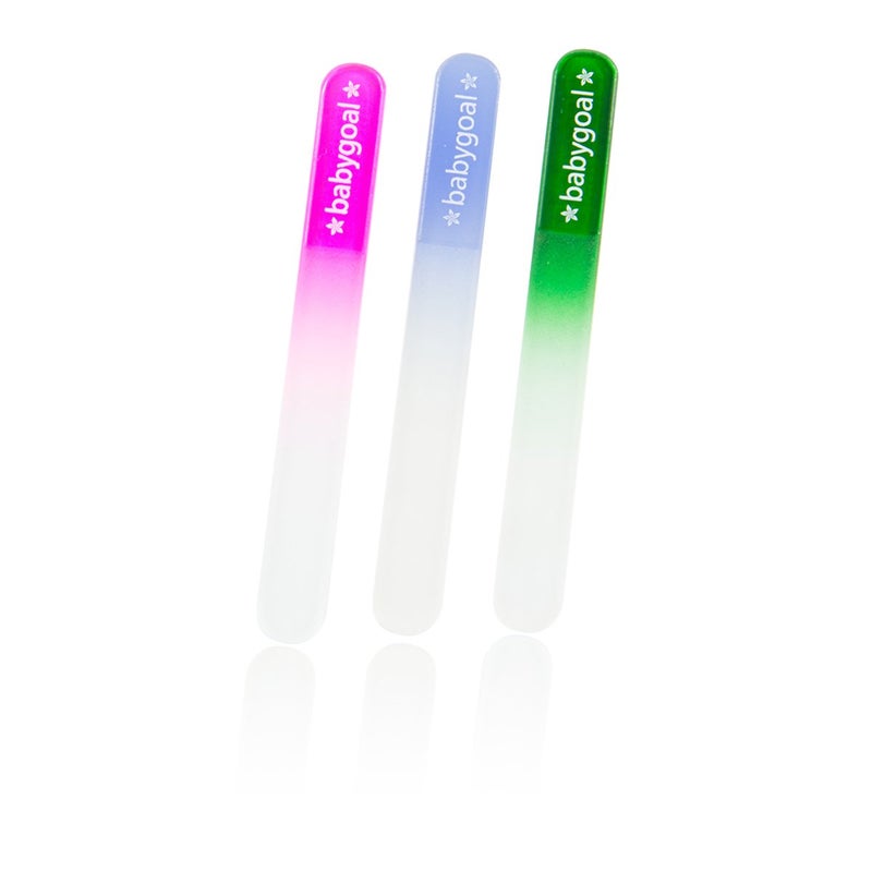 babygoal Newborn Baby Nail File 3 Pack with a Pouch, Emery Board Glass Crystal for Newborns, Toddlers, Infant, Babies & Young Children - Gift for Babies, New Moms 3NF03 - Image 5