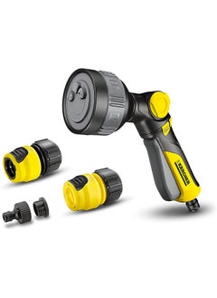 KARCHER Multifunction Srpay Gun Set Spray Gun With 2 Universal Connectors One With Aqua Stop And Tap Adaptor With Reducer.  - Image 1
