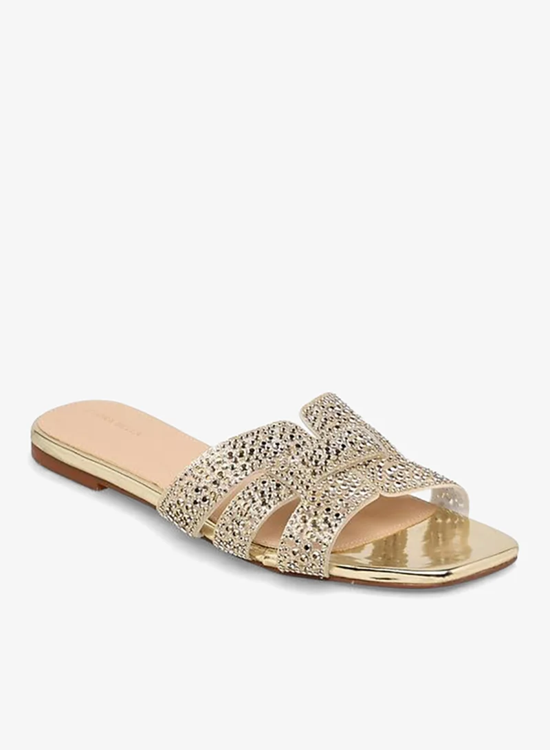 Flora Bella By Shoexpress Women Embellished Slide Sandals Ramadan Collection