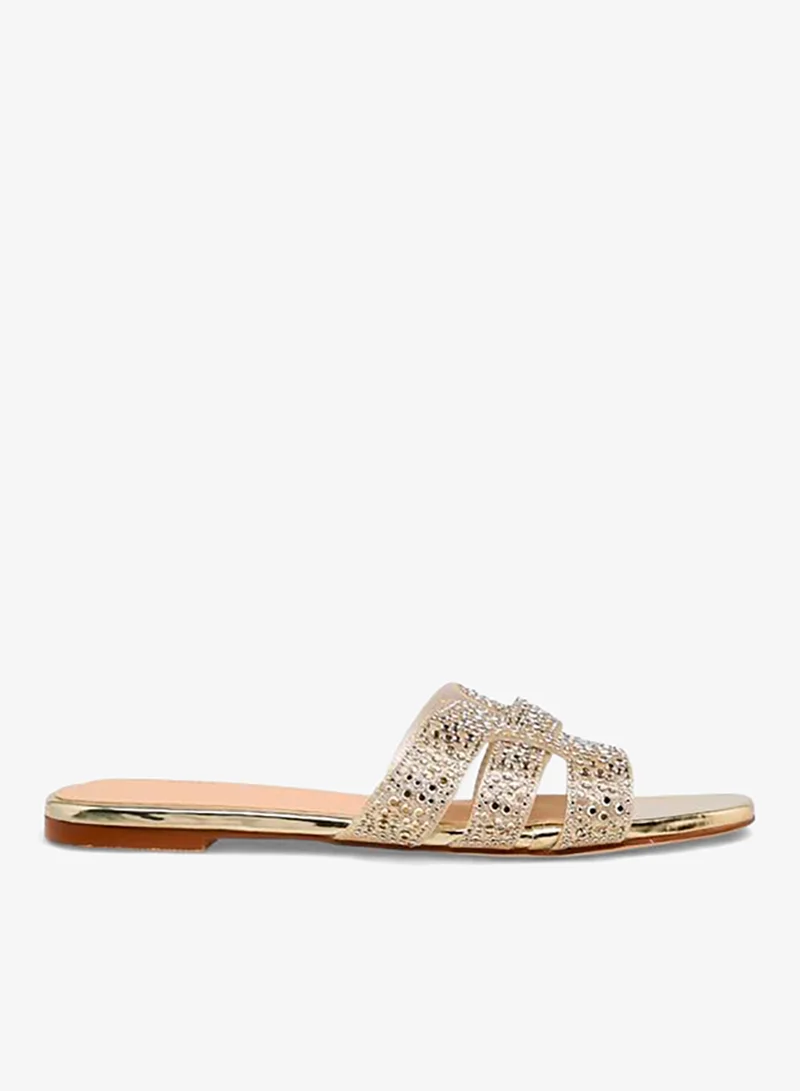 Women Embellished Slide Sandals Ramadan Collection