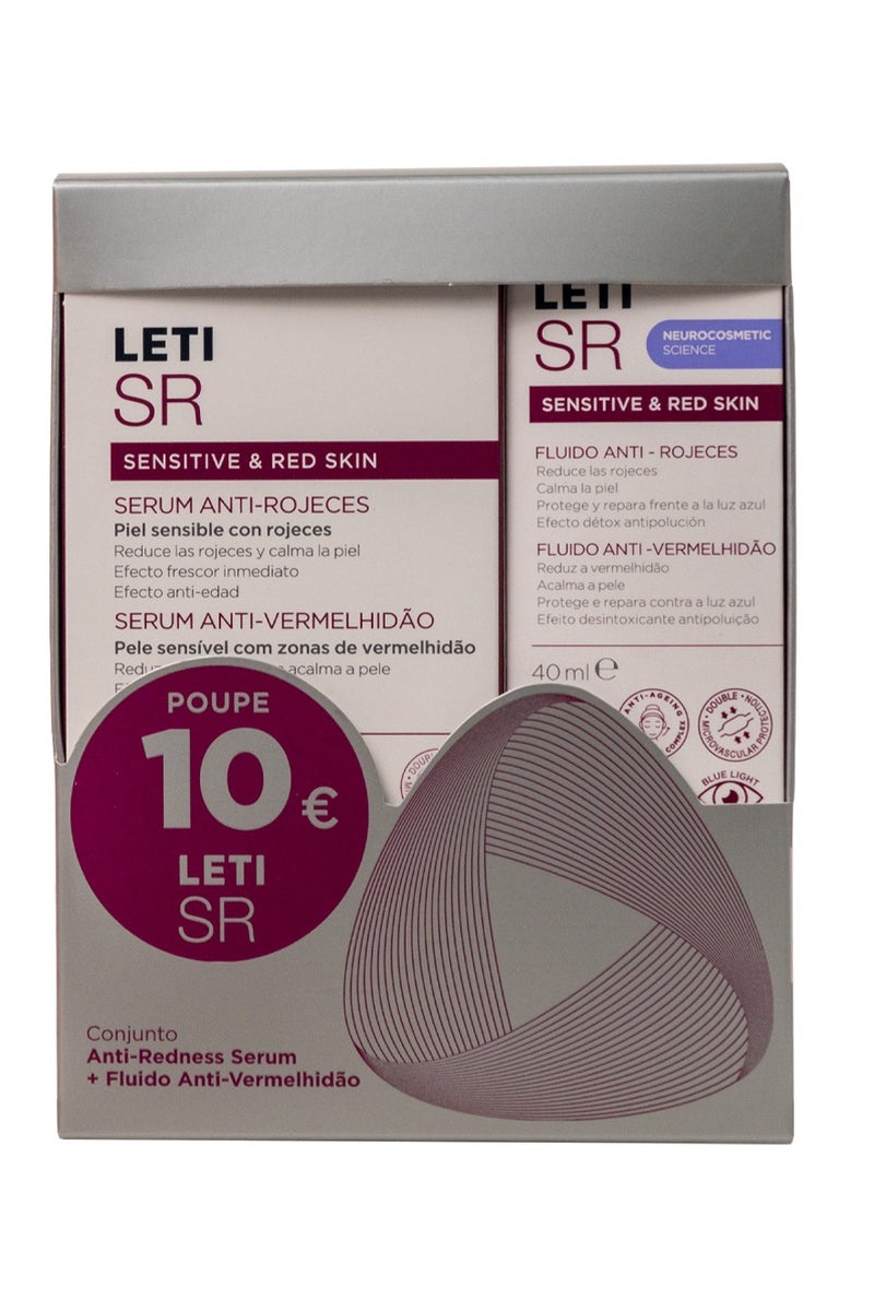 LETI Letisr Anti-Redness Serum 30mL + Letisr Fluid 40mL - Image 1