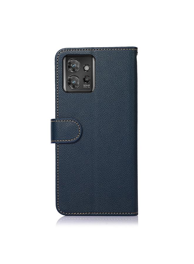 erorex Case For Motorola ThinkPhone 5G KHAZNEH Litchi Texture Leather RFID Phone Case - Image 3