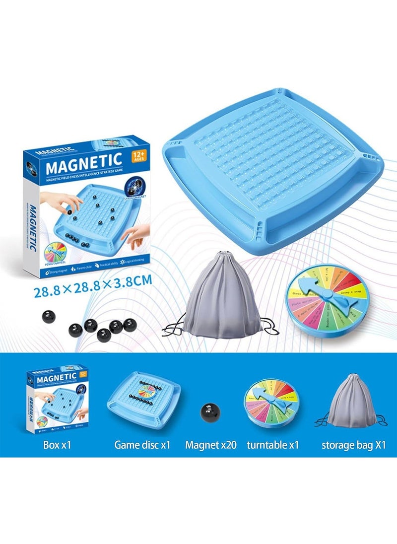 Magnetic Chess Game Stone Strategy Game Board Educational Checkers Game  - Image 3