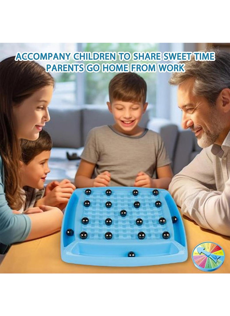 Magnetic Chess Game Stone Strategy Game Board Educational Checkers Game  - Image 2